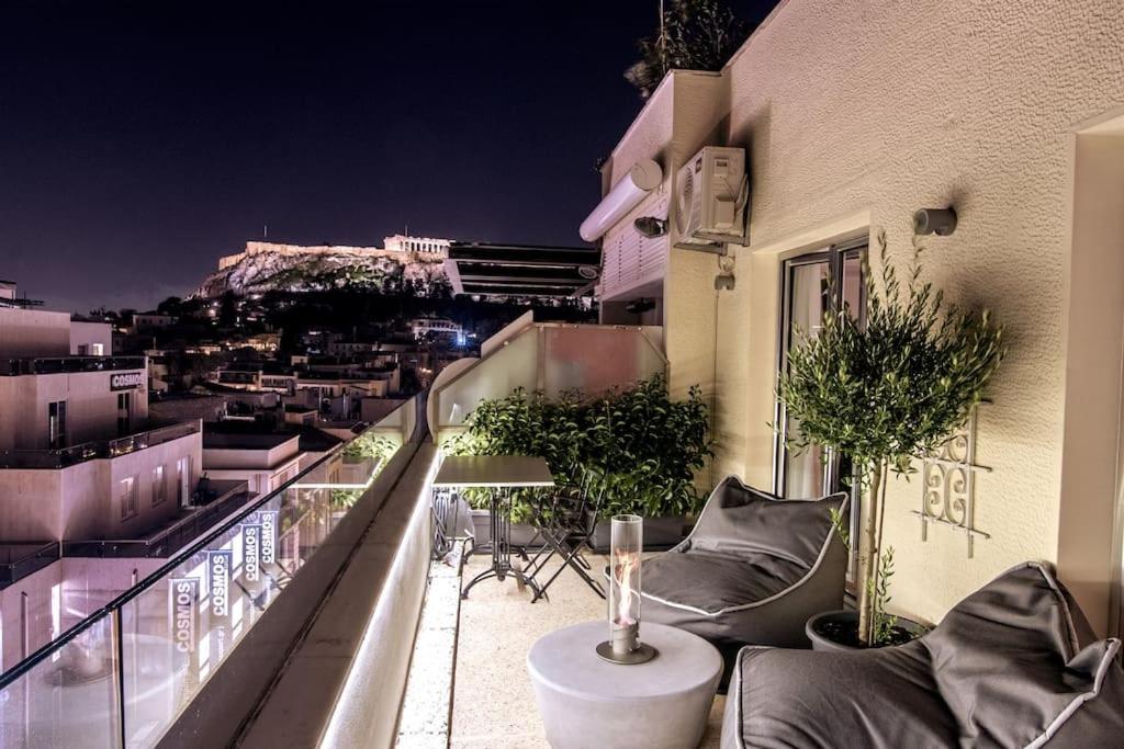 Heated Plunge Pool & Firepit Acropolis Penthouse Apartment Athens Ngoại thất bức ảnh